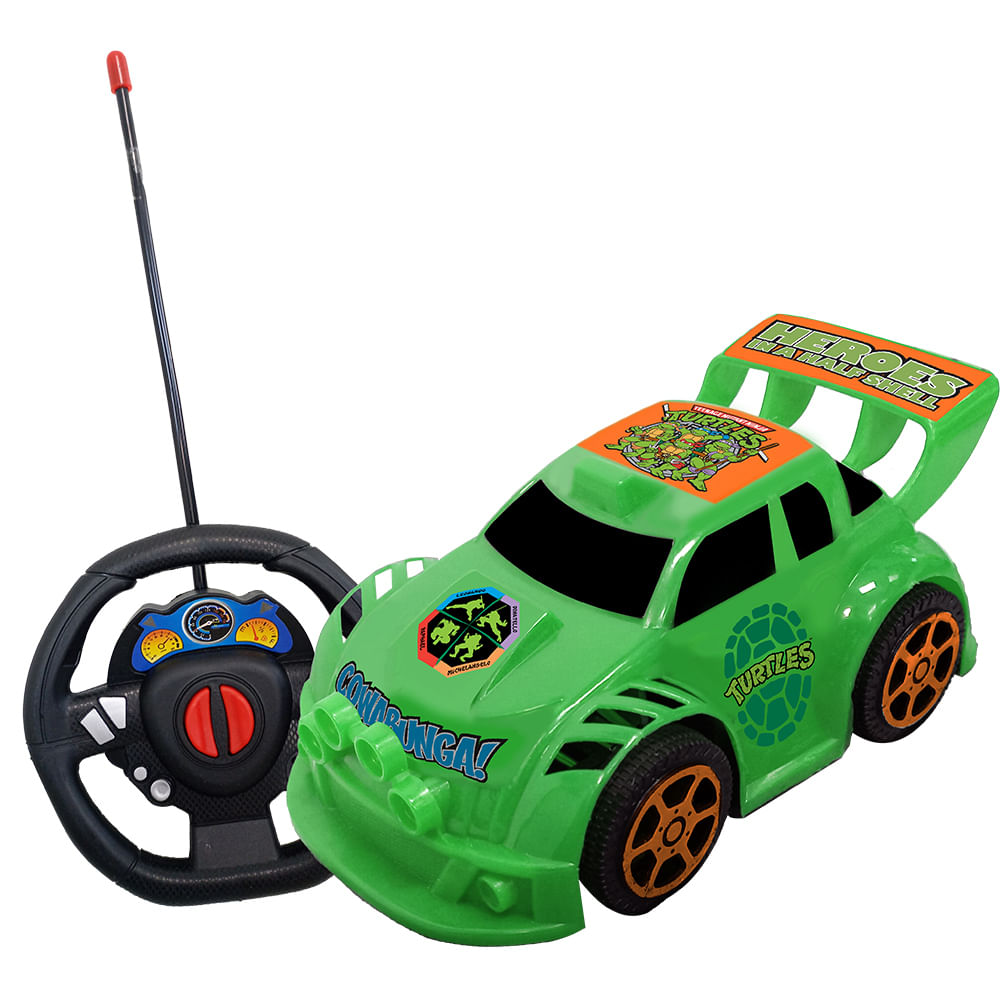 Confira Carrinho com Controle Remoto - Tartarugas Ninja - Smart