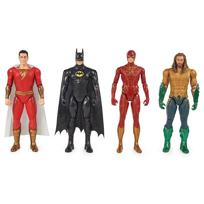 Conjunto-de-Bonecos-Articulados---DC-100-Anos---Shazam-Batman-The-Flash-e-Aquaman---Sunny-1