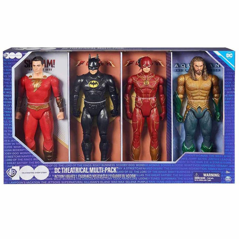 Conjunto-de-Bonecos-Articulados---DC-100-Anos---Shazam-Batman-The-Flash-e-Aquaman---Sunny-3