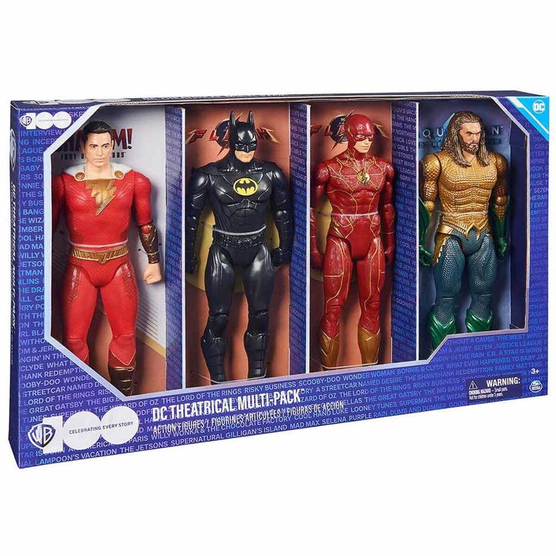 Conjunto-de-Bonecos-Articulados---DC-100-Anos---Shazam-Batman-The-Flash-e-Aquaman---Sunny-4