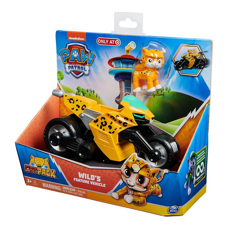 Moto-e-Mini-Figura---Veiculo-Wild---Patrulha-Canina---Gato---Sunny--4