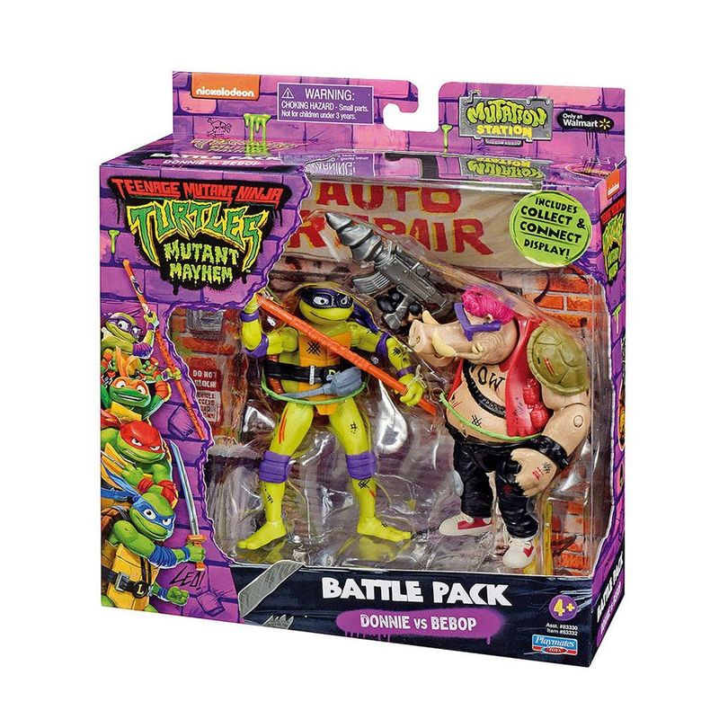 Figura-de-Acao---Tartarugas-Ninja---Pack-Bem-Vs-Mal---Donatello-Vs-Bebop---Sunny---0