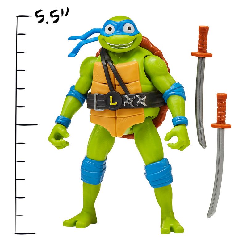 Figura-Articulada---Deluxe---Tartarugas-Ninja---Caos-Mutante---Leonardo---Sunny-2