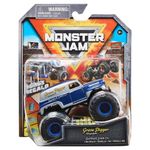 Carrinho-Miniatura---Monster-Jam---Die-Cast-Truck-Grave-Digger---Sunny---Azul-1