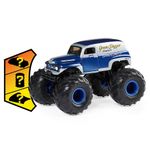 Carrinho-Miniatura---Monster-Jam---Die-Cast-Truck-Grave-Digger---Sunny---Azul-3