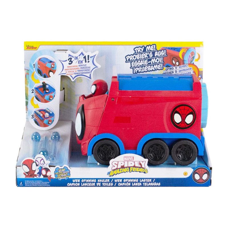 Conjunto-de-Carrinho-com-Bonecos---Disney-Junior---Spidey---Transportador-de-Teia-Giratorio---Sunny-6