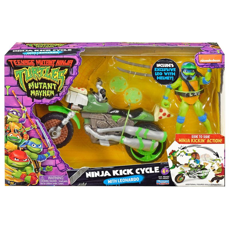 Conjunto-de-Veiculo-com-Figura---Tartarugas-Ninja--Caos-Mutante---Leonardo---Sunny-1