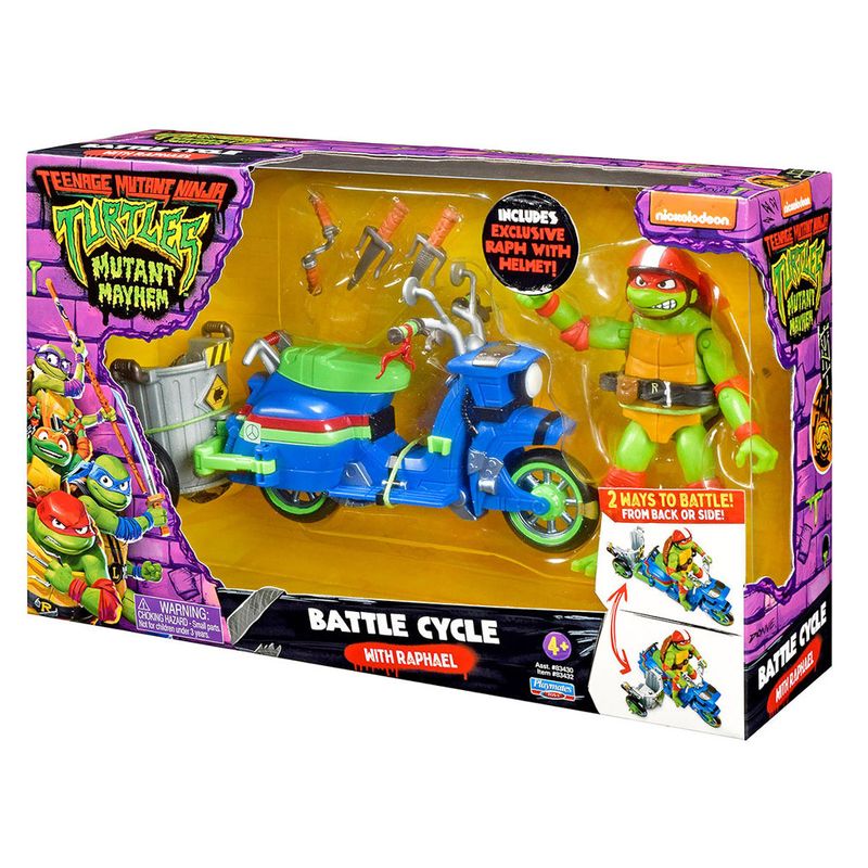 Conjunto-de-Veiculo-com-Figura---Tartarugas-Ninja--Caos-Mutante---Raphael---Sunny-2