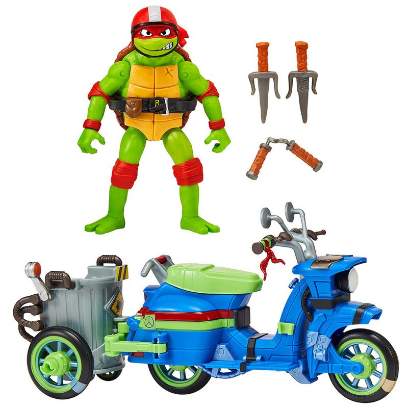 Conjunto-de-Veiculo-com-Figura---Tartarugas-Ninja--Caos-Mutante---Raphael---Sunny-5