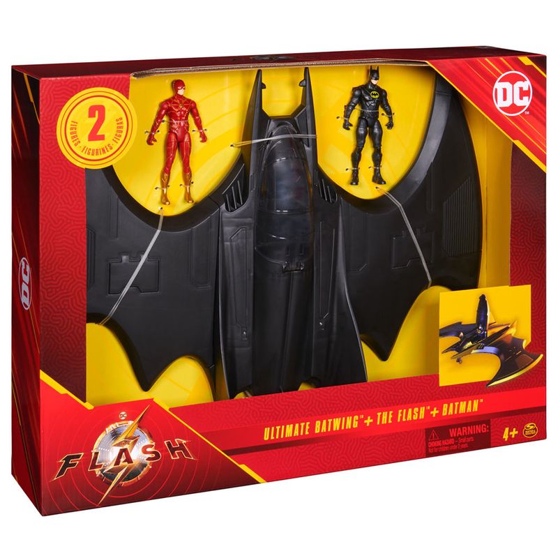 Conjunto-de-Nave-e-Bonecos-Articulados---DC-Comics---Batman-e-The-Flash---Sunny-1