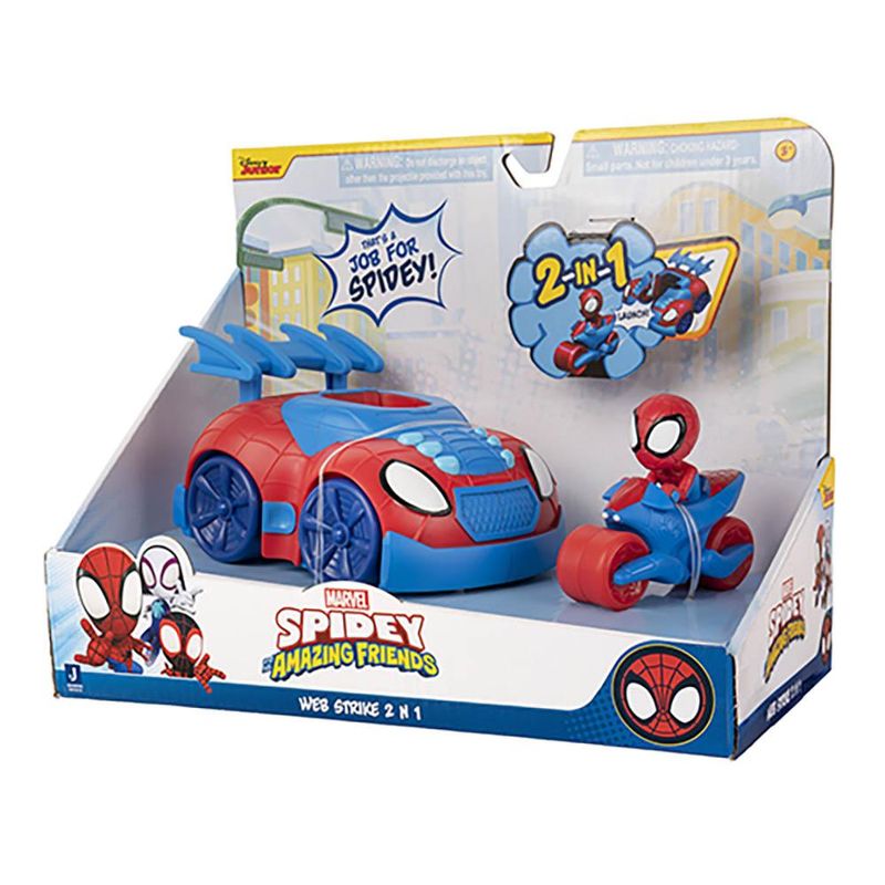 Veiculo-de-Ataque-2-em-1---Marvel---Homem-Aranha---Spidey---Sunny-1