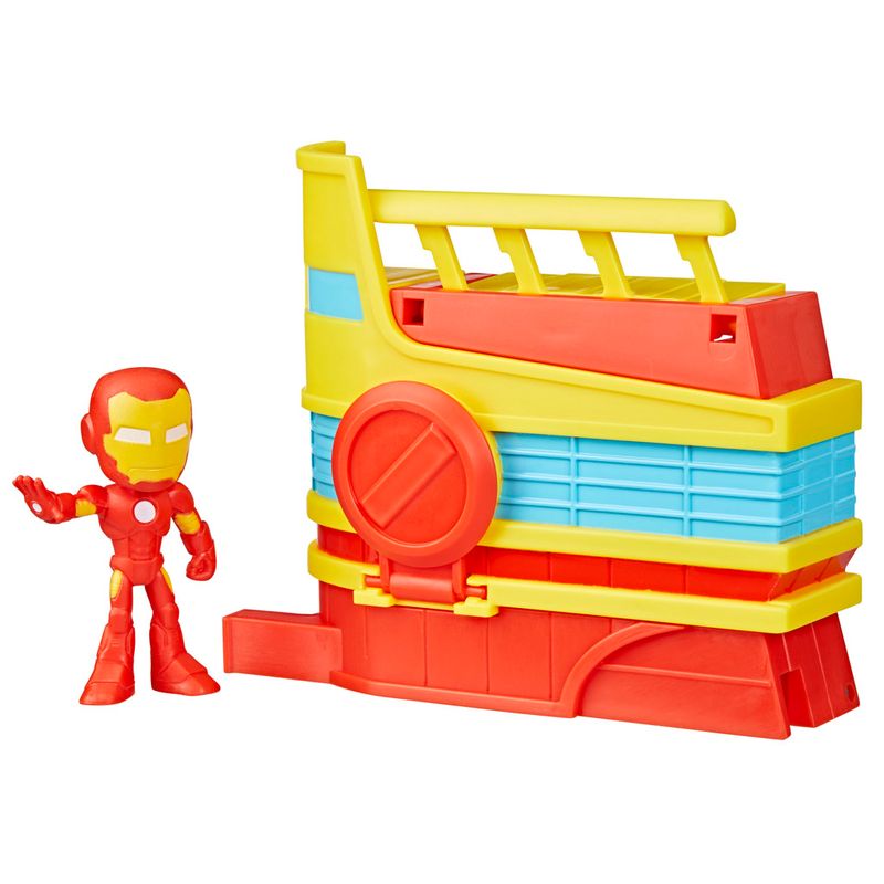 Mini-Figura-de-Acao---Marvel---Homem-Aranha---Vida-Urbana-Kit-Torre-Stark-e-Figura---F9344---Hasbro-1