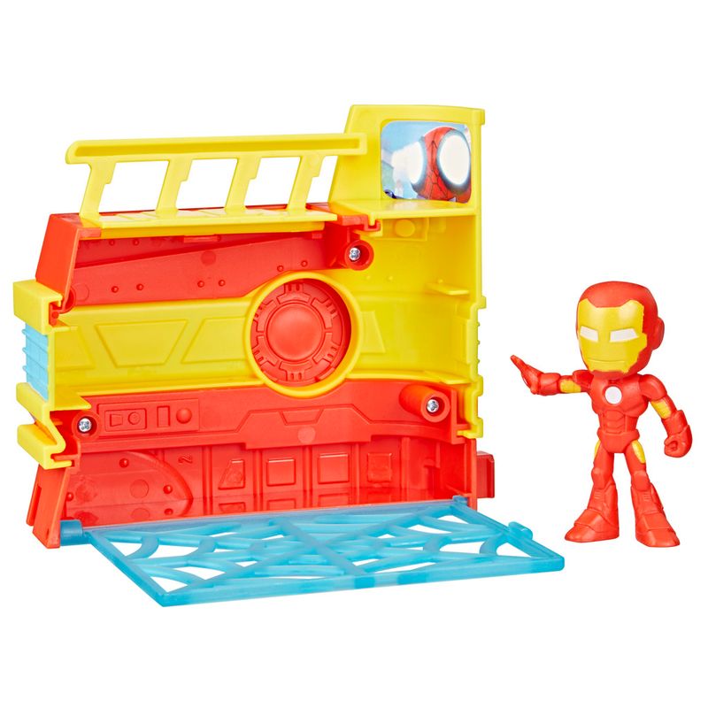 Mini-Figura-de-Acao---Marvel---Homem-Aranha---Vida-Urbana-Kit-Torre-Stark-e-Figura---F9344---Hasbro-2