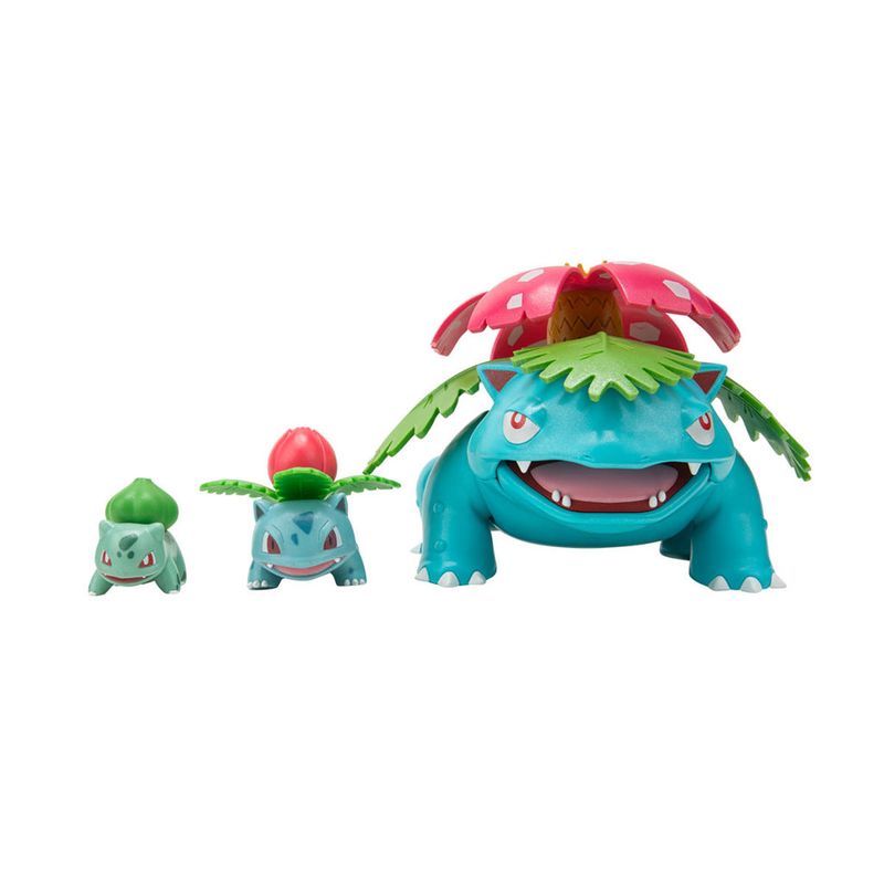 Conjunto-De-Mini-Figuras---Pokemon---Bulbasaur--Ivysaur-Venusaur---Sunny-0