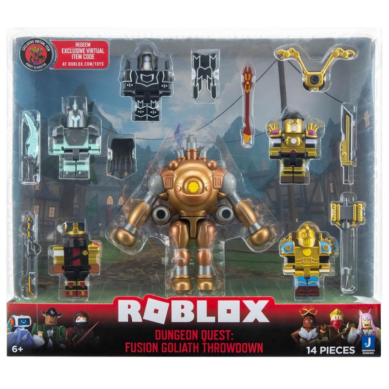 Playset-E-Mini-Figuras-De-Acao---Roblox---Dungeon-Quest-Fusion-Goliath-Throwdown---Sunny-3