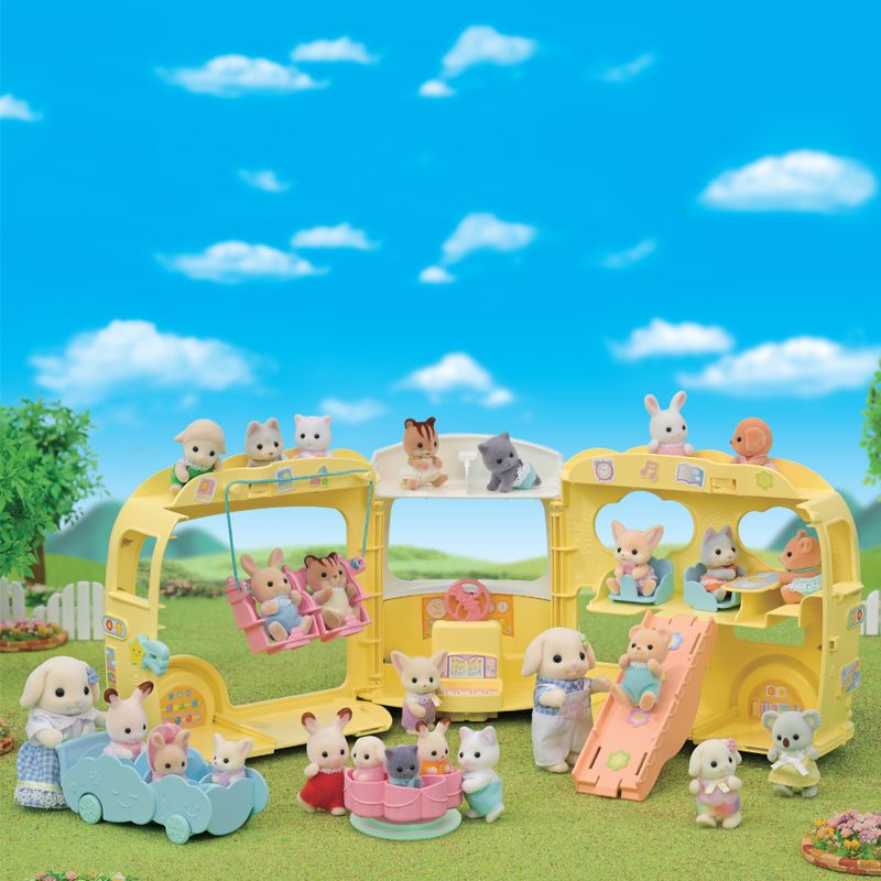 Sylvanian-Families---Onibus-Arco-iris-Jardim-da-Infancia---Epoch-3