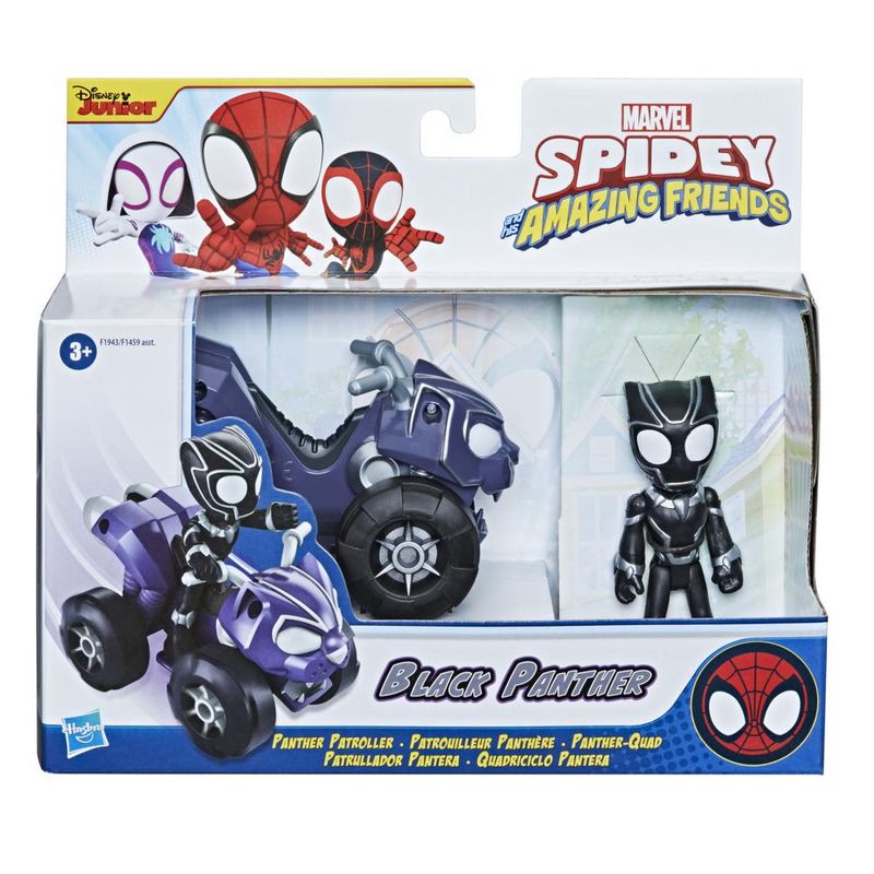 Mini-Boneco-e-Veiculo---Marvel---Spidey-e-Seus-Amigos---Pantera-Negra-e-Quadriciclo---Hasbro-3