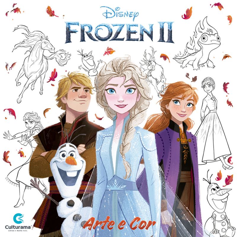 Livro-para-colorir---Arte-e-cor---Disney---Frozen-2---Culturama-0