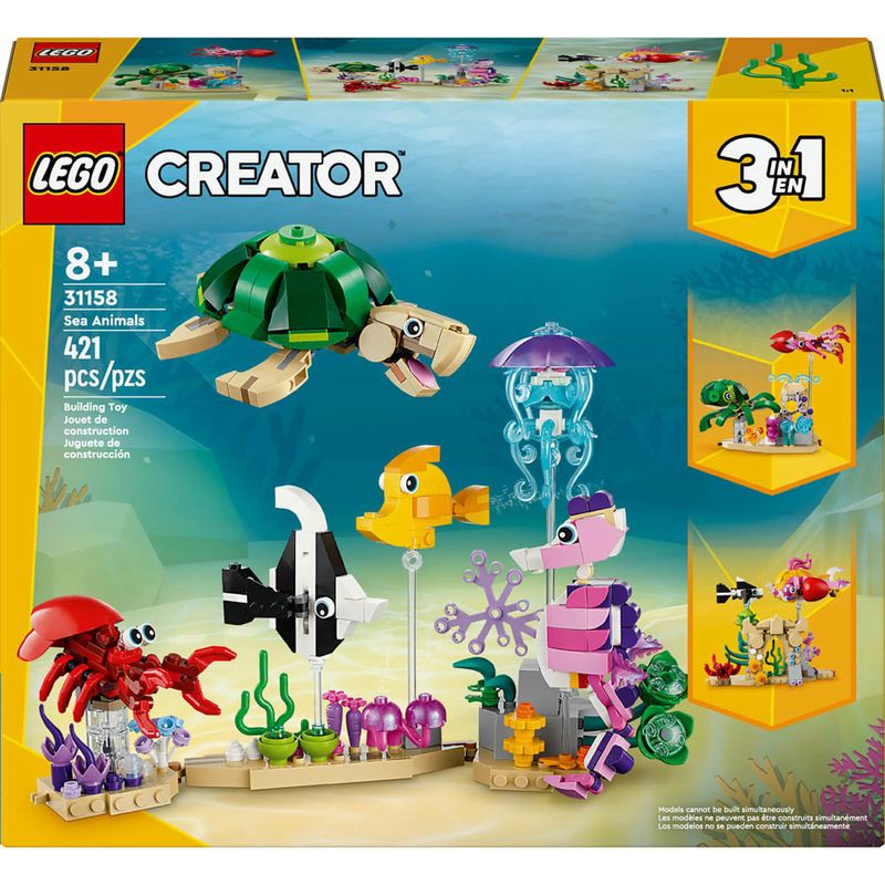LEGO---LEGO-Creator---Animais-Marinhos---31158-0