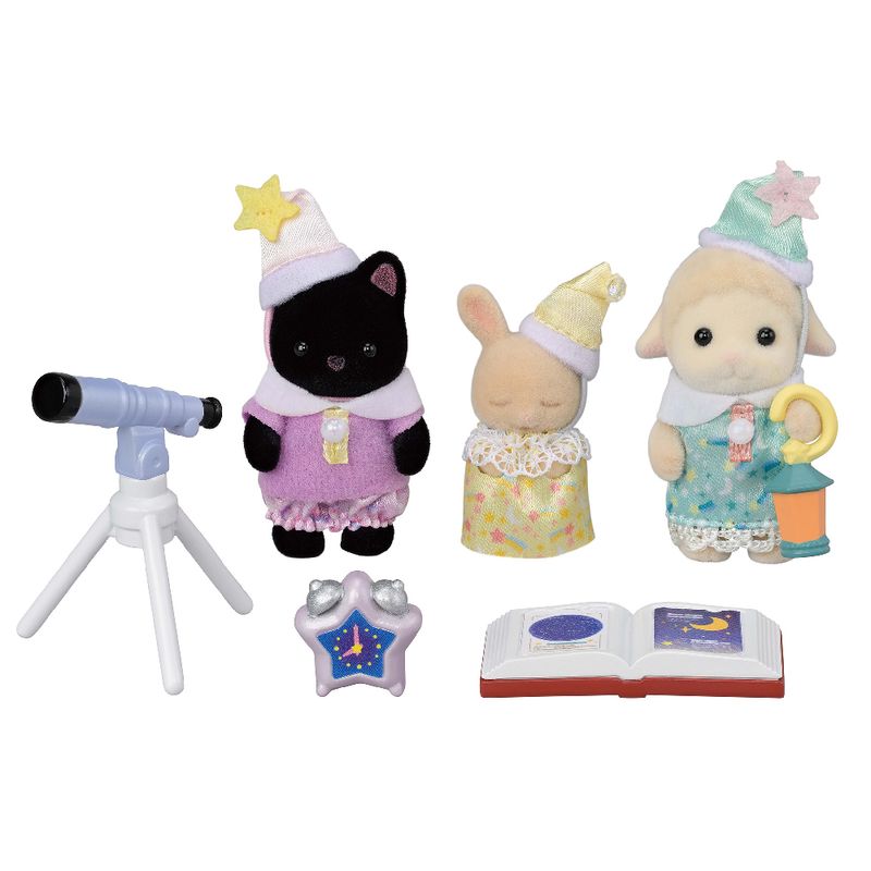 Sylvanian-Families---Amigos-Jardim-Infancia-Noite-do-pijama---Epoch-1