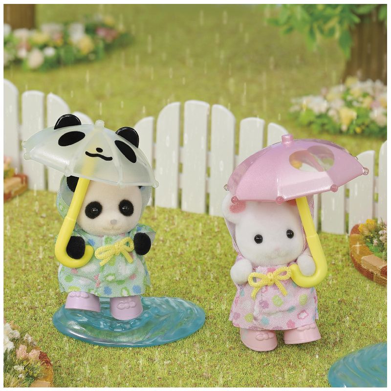 Sylvanian-Families---Amigos-Do-Jardim-De-Infancia---Caminhando-Na-Chuva---Epoch-5