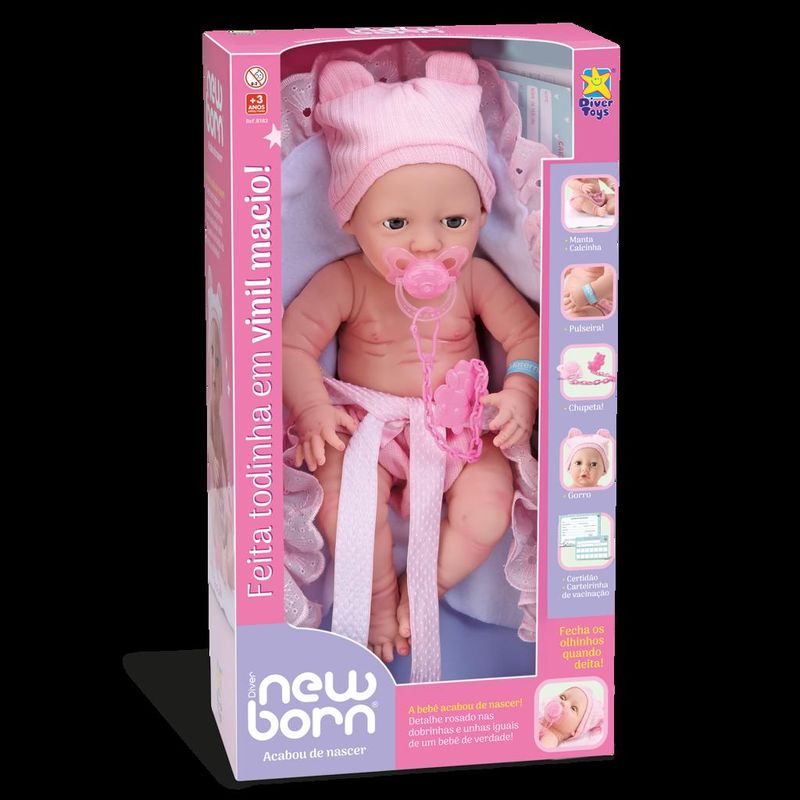 Boneca-Bebe---New-Born---Acabou-De-Nascer---Divertoys-1