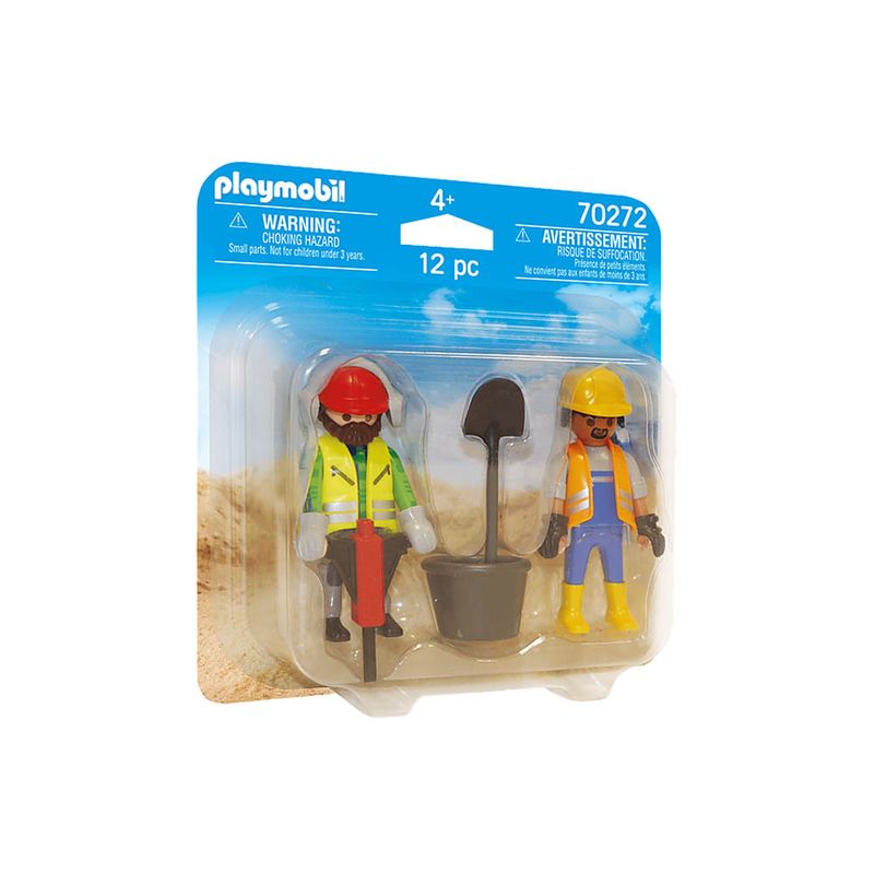 Mini-Figuras---Duopack---Trabalhadores-da-Construcao---Playmobil---Sunny-0