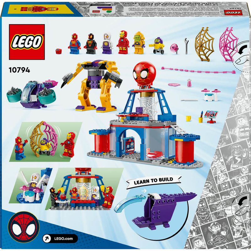 LEGO---Spidey---Quartel-General-dos-Lancadores-de-Teias-da-Equipe-Aranha---10794-2