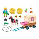 Playmobil---Fazenda-Dos-Poneis---Carroca-com-Ponei---70998---Sunny--0