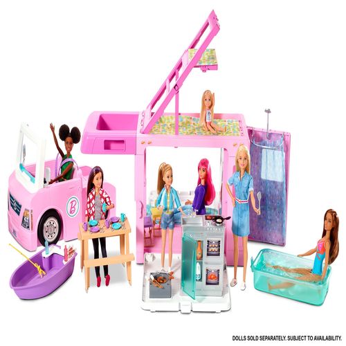 Veículo e Acessórios - Barbie - Trailer dos Sonhos 3 em 1 - Mattel