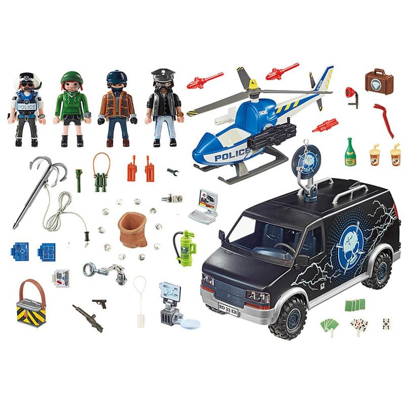 Playmobil---Perseguicao-Policial-com-Helicoptero-e-Van-em-Fuga---70575---Sunny-0