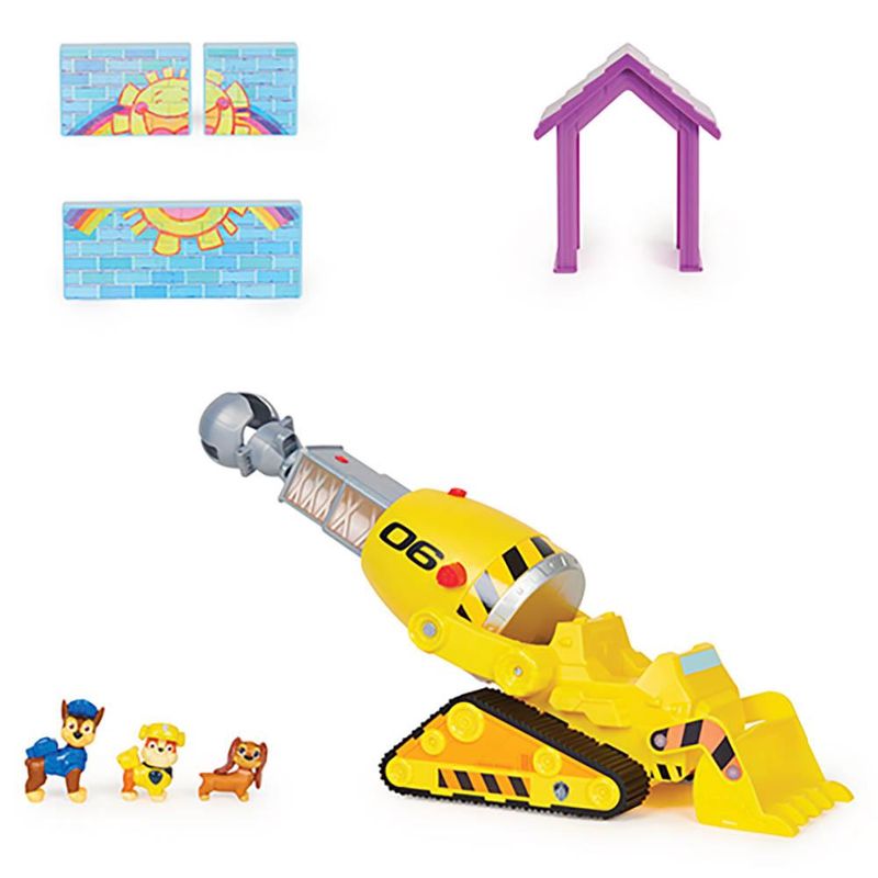 Veiculo---Patrulha-Canina---Rubble---Bulldozer-Do-Filme---Sunny---Amarelo-1