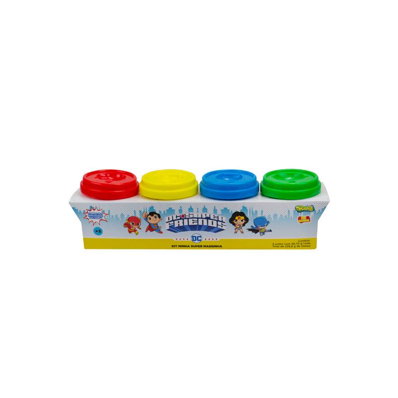 Super-Massinha---DC-Comics---Super-Friends---Kit-4-Potes---Sunny-1
