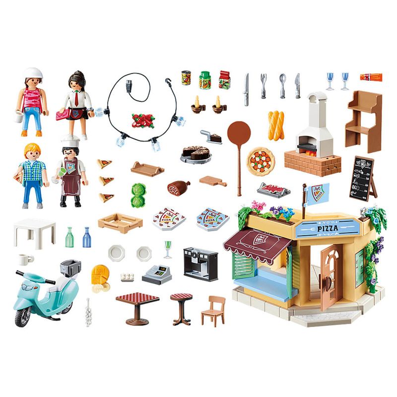 Mini-Figuras---Pizzaria---City-Life---Playmobil---Sunny-2