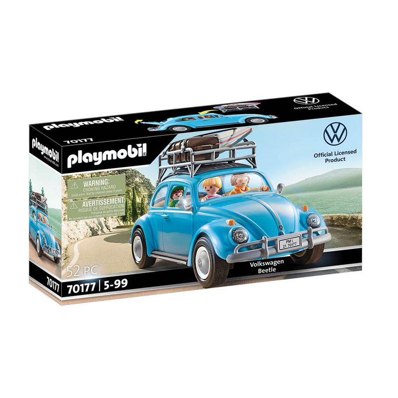 Mini-Figuras-E-Veiculo---Volkswagen-Beetle---Playmobil---Sunny-0