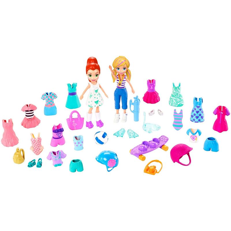 Conjunto-de-Mini-Bonecas-com-Acessorios---Polly-Pocket---Moda-Esportiva---Mattel-0