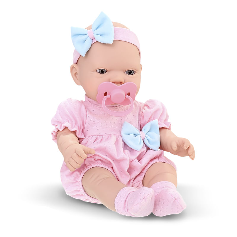 Boneca-Bebe---Bebezinho-Real---Primeiros-Cuidados---Rosa---Roma-0