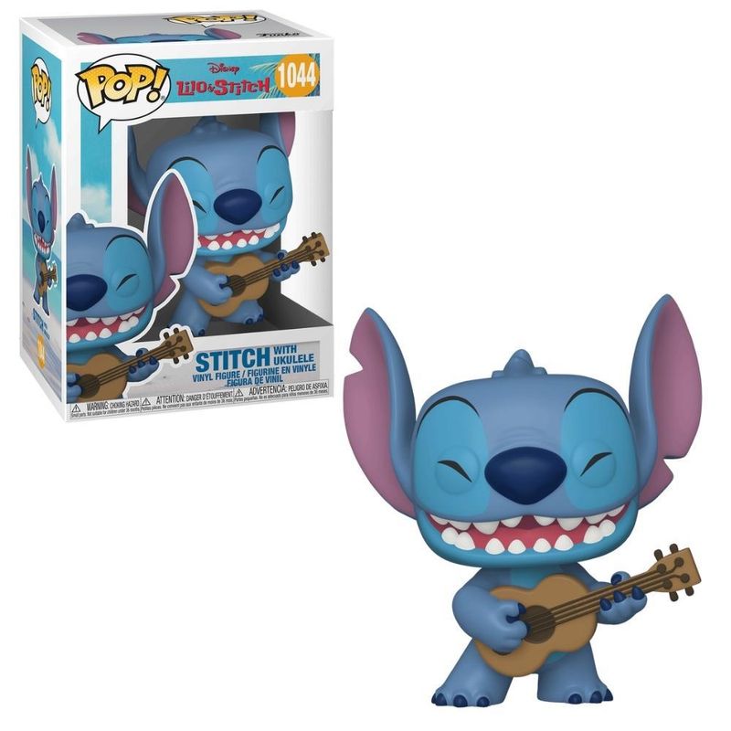 Boneco-Funko-Pop-Disney--Lilo-Stitch---Stitch-w--Ukulele---Candide--0