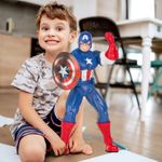 Boneco-de-Acao---Avengers---Marvel-Comics---Capitao-America---Azul---Mimo-1