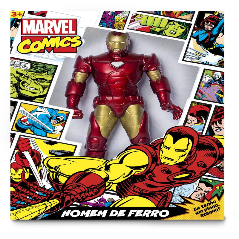 Boneco-de-Acao---Avengers---Marvel-Comics---Homem-de-Ferro---Vermelho---Mimo-2