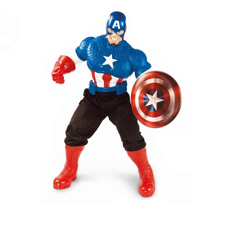 Boneco-Articulado-com-Som---Marvel---Capitao-America---Mimo-0
