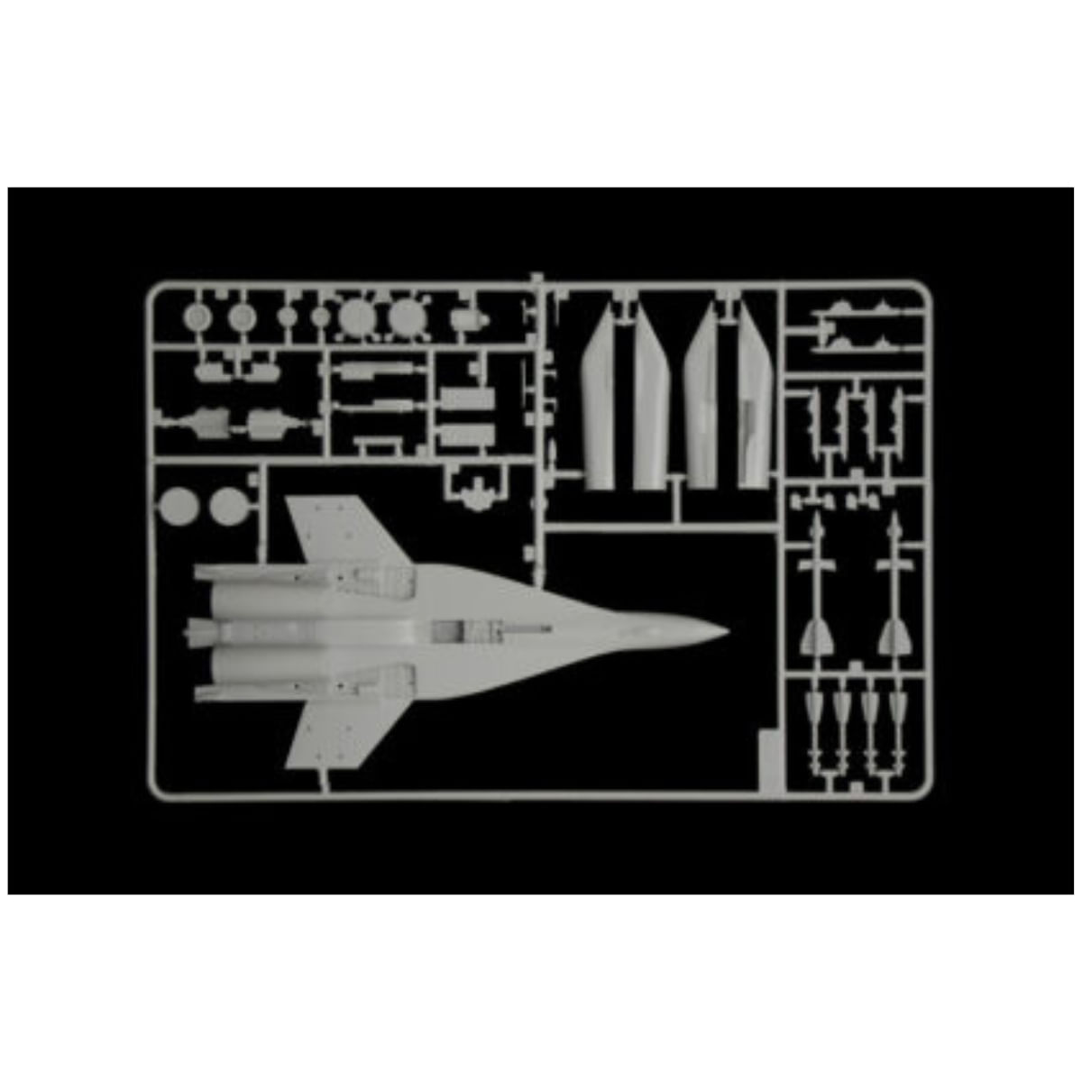 Kit Plástico Aeronave Mig 29A Fulcrum 1:72 1377S Italeri