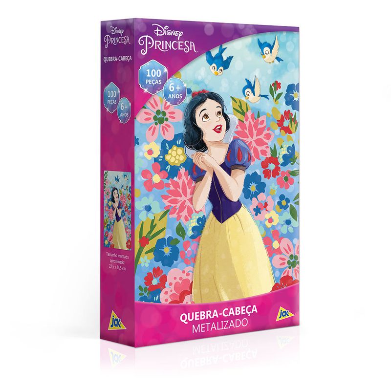 Quebra-Cabeca-Metalizado---Disney-Princesa---Branca-De-Neve---Toyster-0