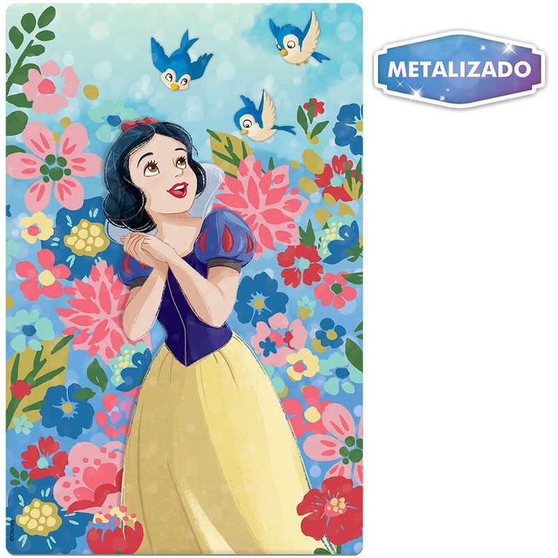 Quebra-Cabeca-Metalizado---Disney-Princesa---Branca-De-Neve---Toyster-3