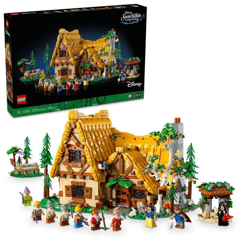 Lego---Disney---Chale-da-Branca-de-Neve-e-os-Sete-Anoes---43242-1