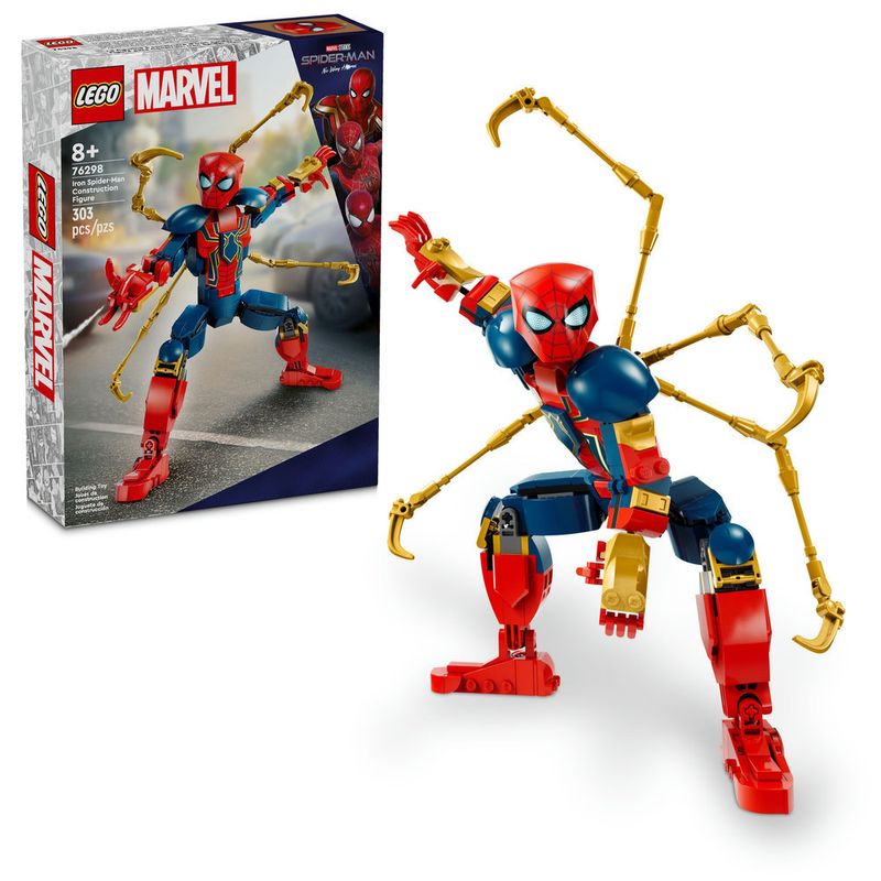 LEGO---Heroes-Marvel---Figura-de-Construcao-do-Homem-Aranha-de-Ferro---76298-0