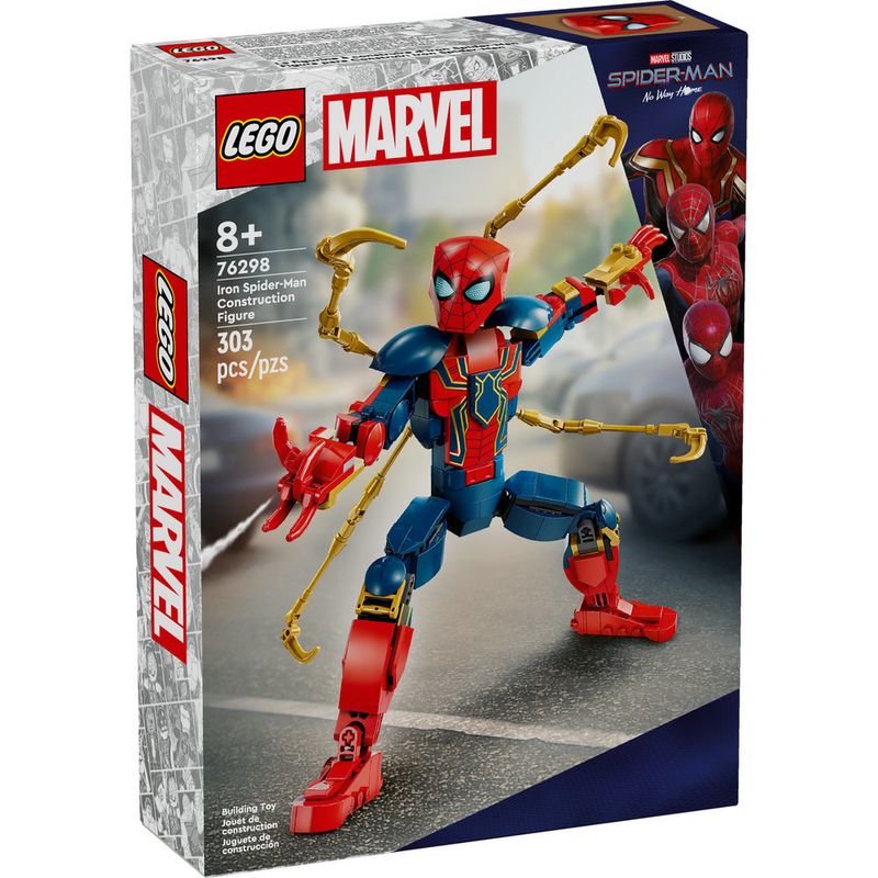 LEGO---Heroes-Marvel---Figura-de-Construcao-do-Homem-Aranha-de-Ferro---76298-1