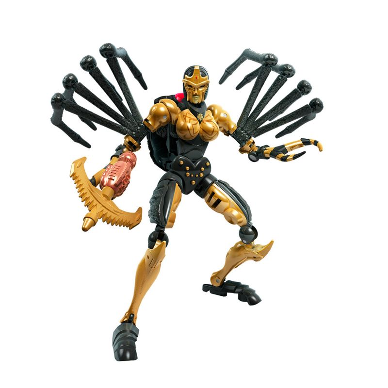 Figura-Transformers-Generations-War-For-Cybertron---Kingdom-Deluxe---Black-Arachnia---Hasbro-10