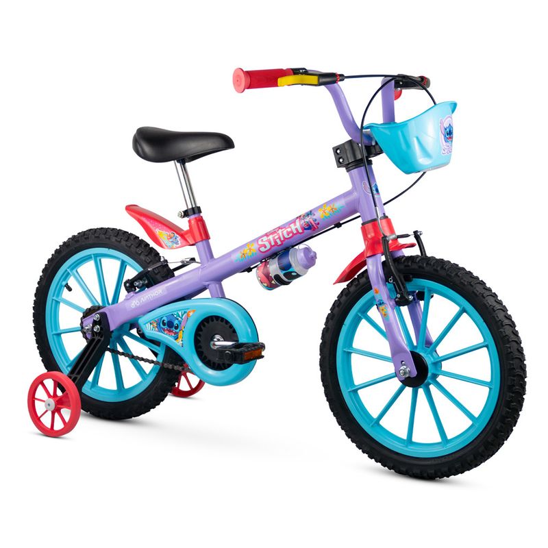 Bicicleta---Aro-16----Stitch---Lilas---Nathor-0