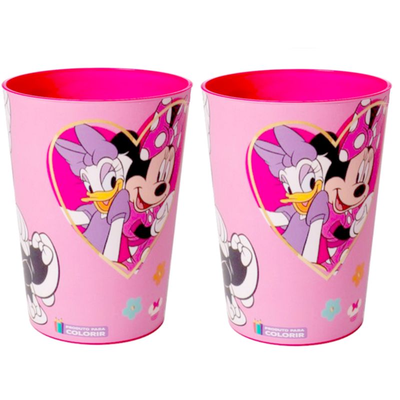 Copo-da-Minnie-Rosa-para-Festa-Infantil-Decoracao-de-Aniversario-Porta-Lembrancinha-320-mlFrente-e-Verso-Kit2